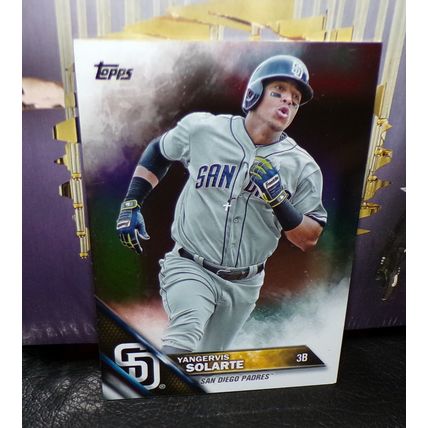 TOPPS 2016 YANGERVIS SOLARTE FOIL CARD #148 SERIES ONE