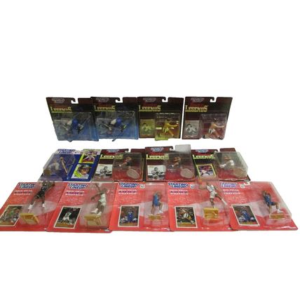 Starting Lineup 1990's Timeless Legend 10th Year Edition Lot of 13 Sport Figures