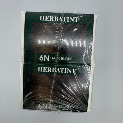 Herbatint Hair Color 6N Dark Blonde – 2 Packs of 2 (Total of 4 Boxes)
