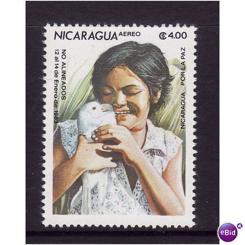 NICARAGUA 1983 GIRL WITH DOVE SG 2431 U/M MINT
