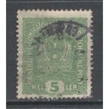 Austria.SG248 5h Imperial Austrian Crown (Green).Fine Used.Dec14