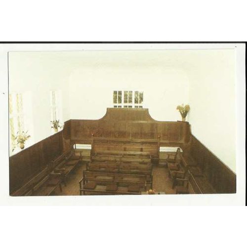 Buckinghamshire JORDANS Quaker Meeting House Interior Postcard