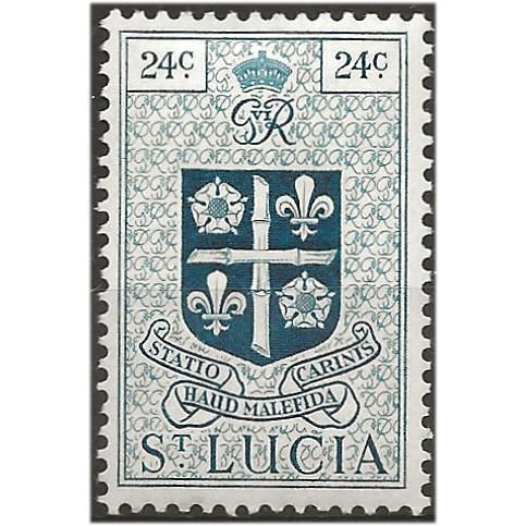 St Lucia 1949 SG155 24c Light Blue Mounted Mint .. ..