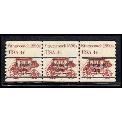 1898Ab 4c Stagecoach Very Fine MNH Dry Gum PNC 5/3 Line Gap PA2279