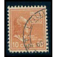 Used 815 10c John Tyler Fine M08761