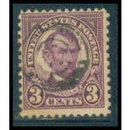 Used 635 3c Abraham Lincoln Barely Clears M09948