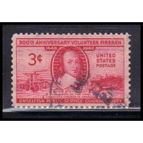 Used 971 3c Volunteer Firemen Fine KA8002
