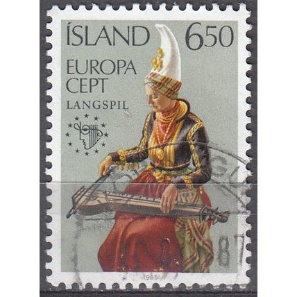 Island 1985 Michel 632 O Cote (2013) 0.80 Euro Europa CEPT Langspil Cachet rond