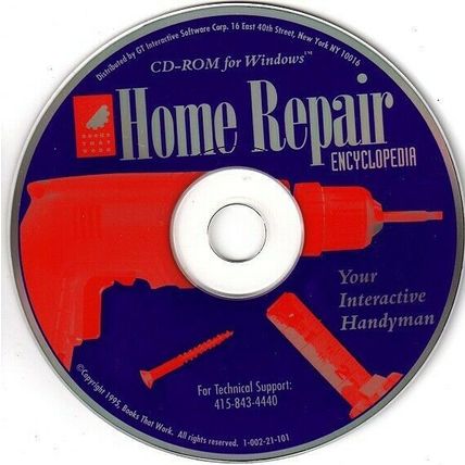 Home Repair Encyclopedia PC-CD-ROM Windows - NEW CD in SLEEVE