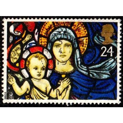 Great Britain 1992 Christmas 24p Used Stamp