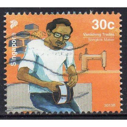 Singapore 2013 Vanishing Trades - Songkok Maker 30c Used