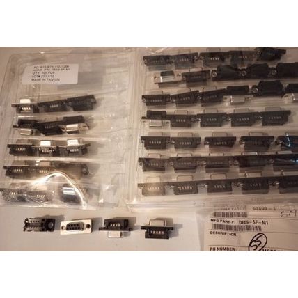 Lot of 55: Adam Tech DE09-SF-Mi D-Sub IDC 9 way Socket FREE Shipping