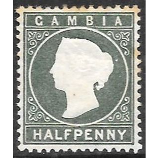 1886 -1887 Queen Victoria - New Watermark - ½p Mounted Mint C2