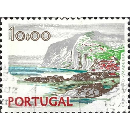 PORTUGAL, Cape Girao, Madeira, blue 1972, 10Esc