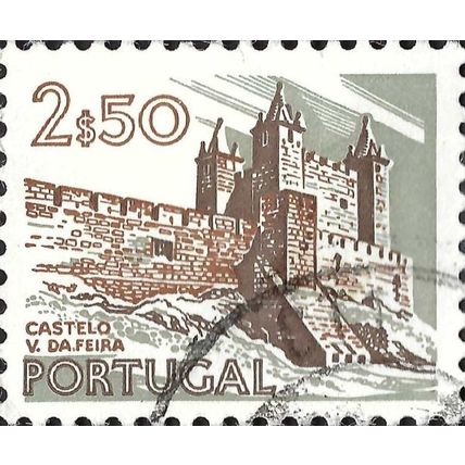 PORTUGAL, Castle of Feira, brown 1973, 2.50Esc