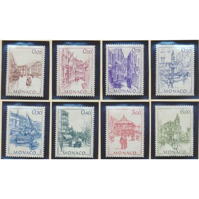 Monaco Stamps Scott #1410 To 1417, Mint Never Hinged