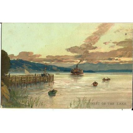Art ZENO DIEMER "Sunset" Postcard (Tuck Connoisseur Series 2356)
