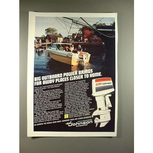 1979 Johnson 235 Outboard Motor Ad - Far Away Places