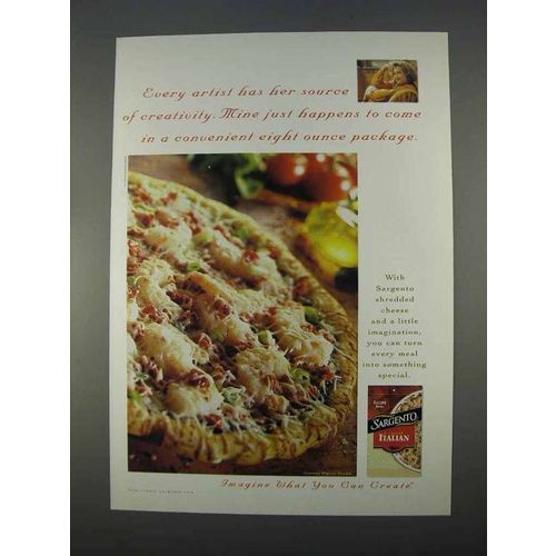 1996 Sargento Italian Cheese Ad - Every Artist