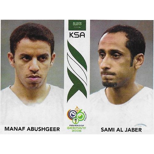 Panini's FIFA World Cup Germany 2006 Stickers: No.595 - Abushgeer / Al-Jaber