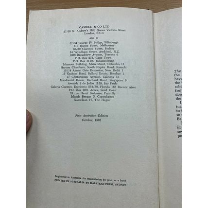 1961 1ST AUSTRALIAN EDITION BILL BEATTY "THE AWAKENING GIANT" HARDBACK BOOK (P3)