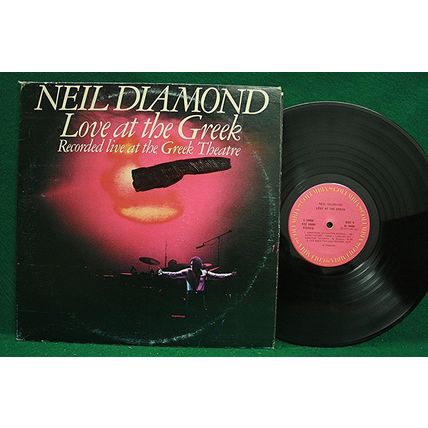 Neil Diamond - Love At The Greek - 2-LP - C2 34404 - EX