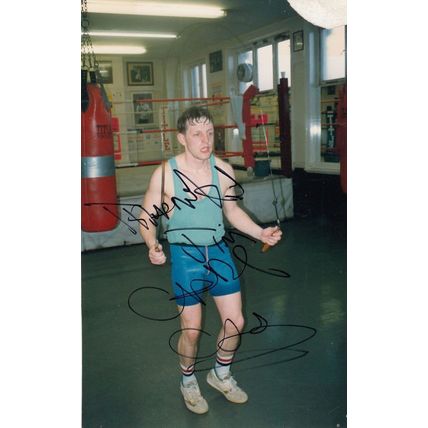 Carl Brazier London Boxer Hand Signed Photo