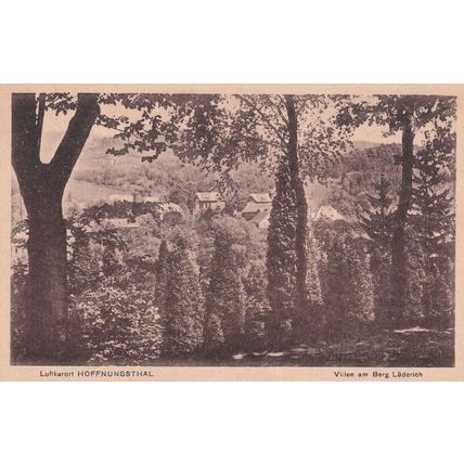 Hoffnungsthal Villen am Berg Luderich Old German Postcard