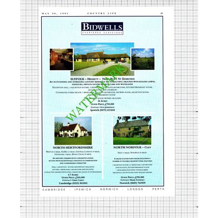 Pinehurst South Cambridge Redwood Lodge / Hessett Suffolk Advert -1991 Cutting