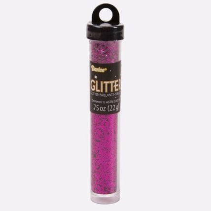 Loose Glitter Tube Fuchsia .75 ounces