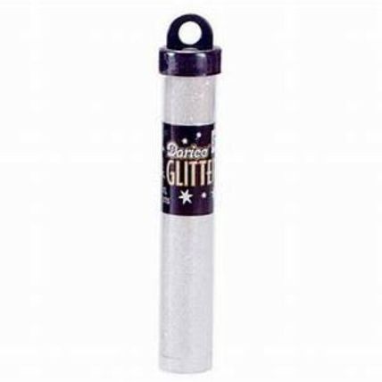 Loose Glitter Tube White .75 ounces