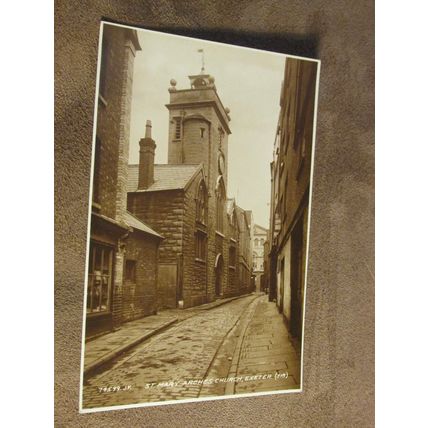 Valentines Postcard- St Mary Arches Church, Exeter - Devon