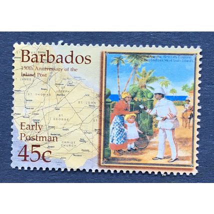Barbados 2002 150th Anniversary of the Inland Postal Service SG 1208 45c