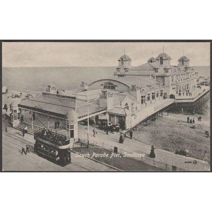 South Parade Pier, Southsea, Hampshire, 1907 - Valentine's Postcard