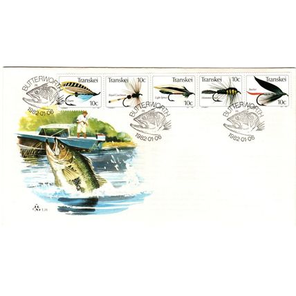 Transkei 1982 Fishing Flies FDCb