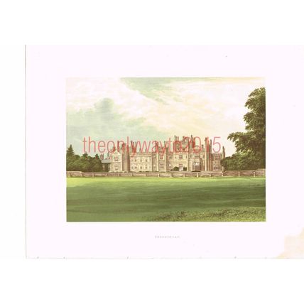 Tregothnan, Nr St Michael Penkevil, Cornwall, England, Book Illustration, c1880