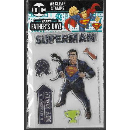 DC. Superman Stamp Set. Stamping Cardmaking Scrapbooking Crafts