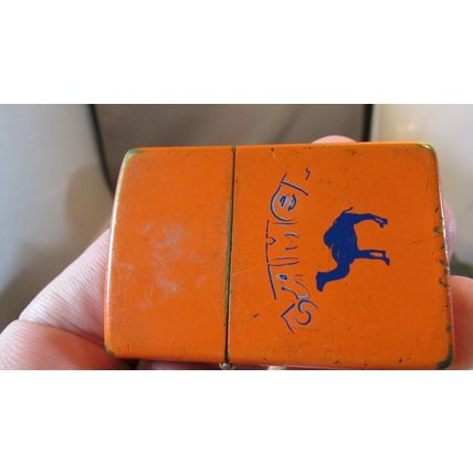 1991 CAMEL CIGARETTE ZIPPO LIGHTER LOT BLACK ICE & ORANGE CAMEL