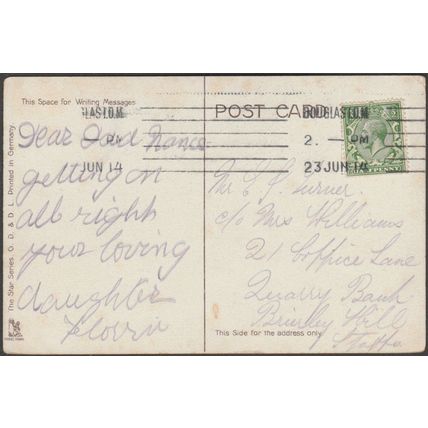 On the River Severn, Shrewsbury, Shropshire, 1914 - GD&DL Postcard