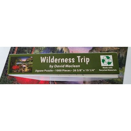 Vermont Christmas Co. 1000 Piece Jigsaw Puzzle Wilderness Trip by David Maclean