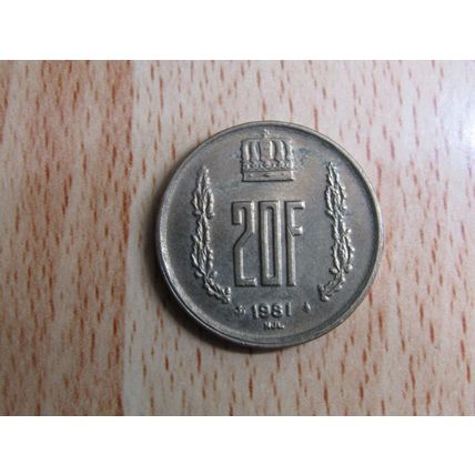 Luxembourg 1981 20 Francs Coin