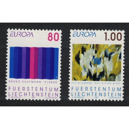Liechtenstein Europa Contemporary Art 2v 1993 MNH SG#1049-1050