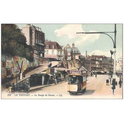 76 - Le Tréport - la rampe du Musoir