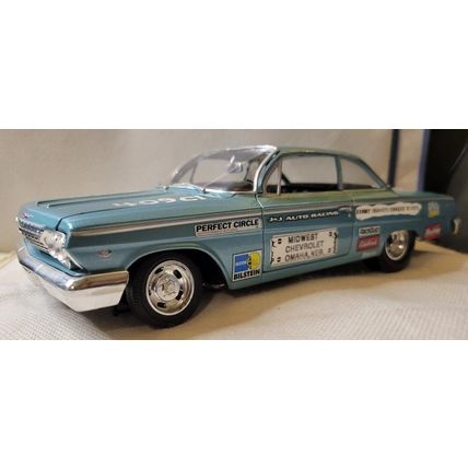 1/18 ( IBWB ) Custom 1962 Chevy Bel Air , drag car ,