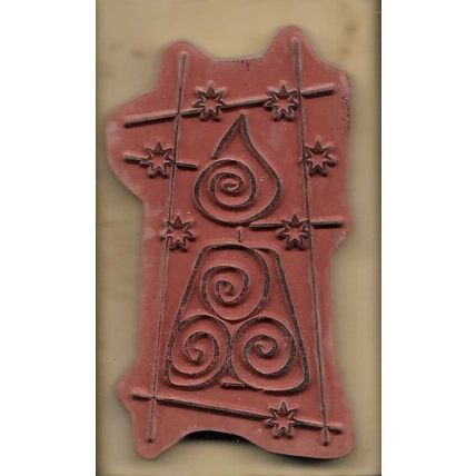 Anita's. Wood Mounted Rubber Stamp. Candle. App 7x4cm. Stamping Cardmaking Craft