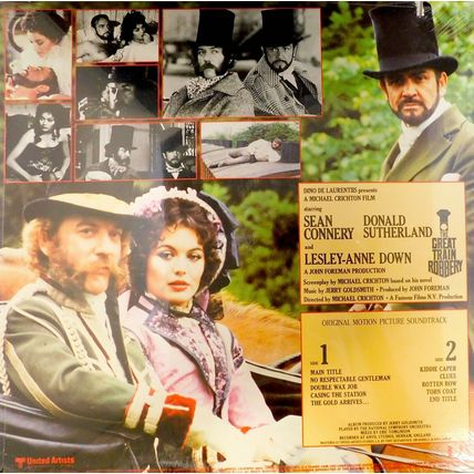 THE GREAT TRAIN ROBBERY original 1979 Jerry Goldsmith soundtrack record album