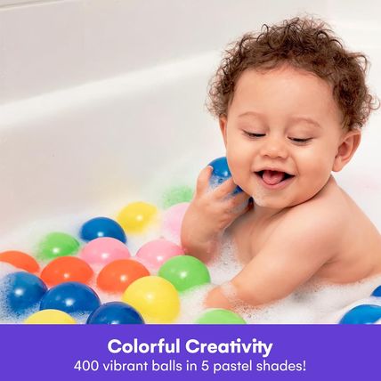 Click N' Play Ball Pit Balls for Kids, Plastic Refill Balls, 200 Pack, Phthalate