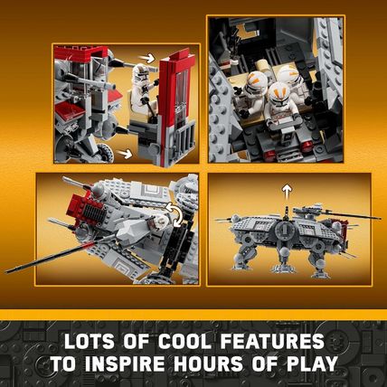 LEGO Star Wars At-Te Walker 75337 Poseable Toy, Revenge of the Sith Set, Gift fo