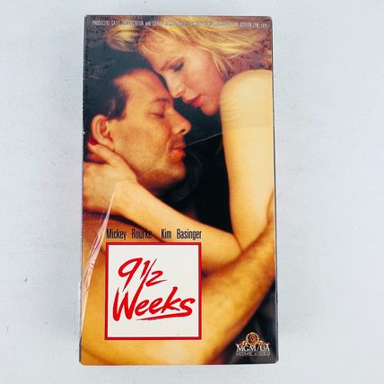 9 1/2 Weeks VHS Video Tape Mickey Rourke, Kim Basinger Erotic Drama