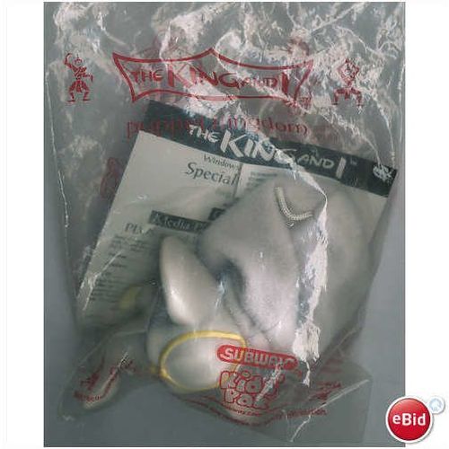 1999 Subway The King & I Tusker the Elephant Finger Puppet Mint in Package